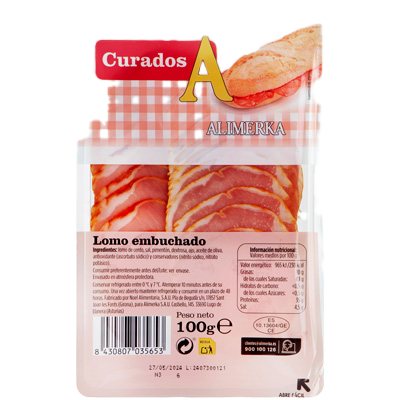 LOMO EMBUCHADO 100 G.