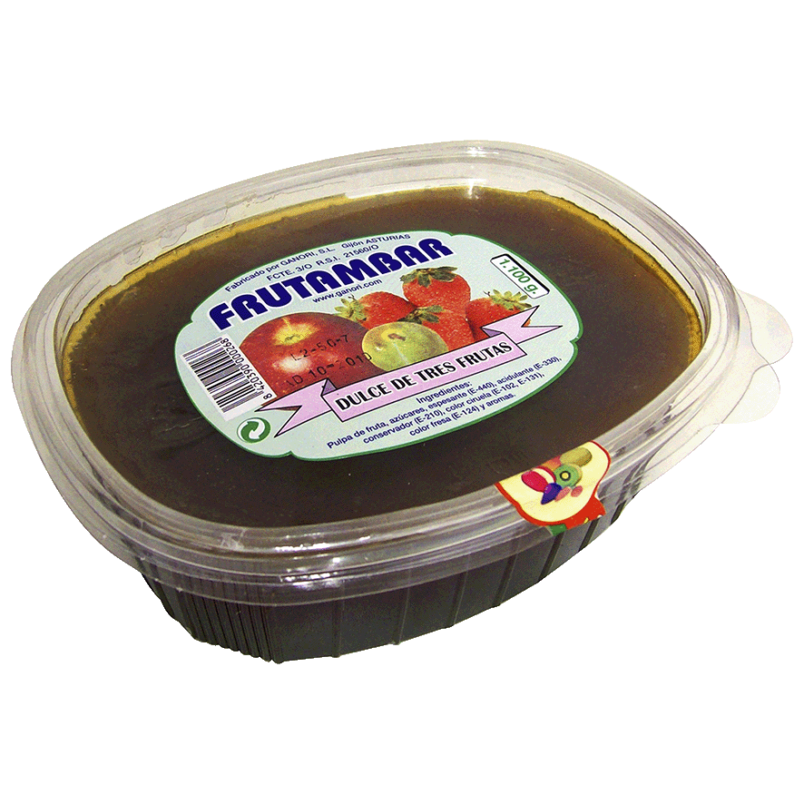 DULCE TRES FRUTAS 1,1 KG.