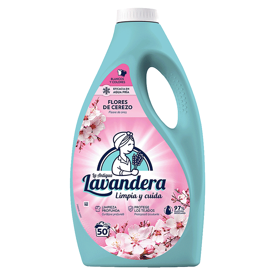 DETERGENTE L&Iacute;QUIDO FLOR DE CEREZO 50 LAVADOS