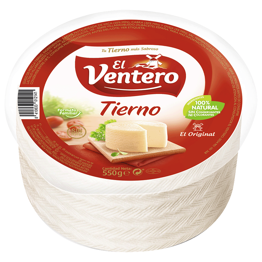 QUESO TIERNO 550 GRS.