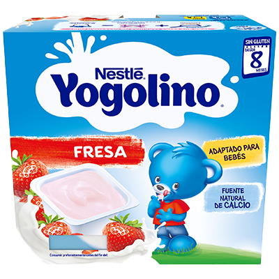YOGOLINO FRESA 100 G. PACK 4