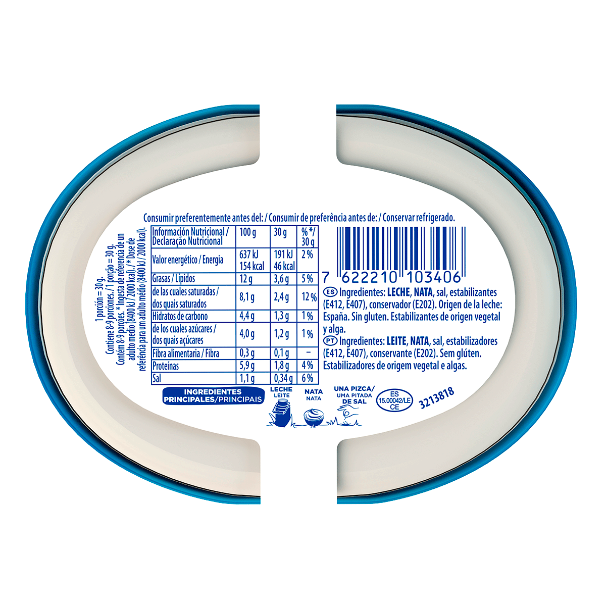 QUESO LIGHT 250 G.