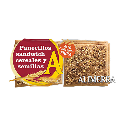 S&Aacute;NDWICH DE CEREALES Y SEMILLAS 310 G.