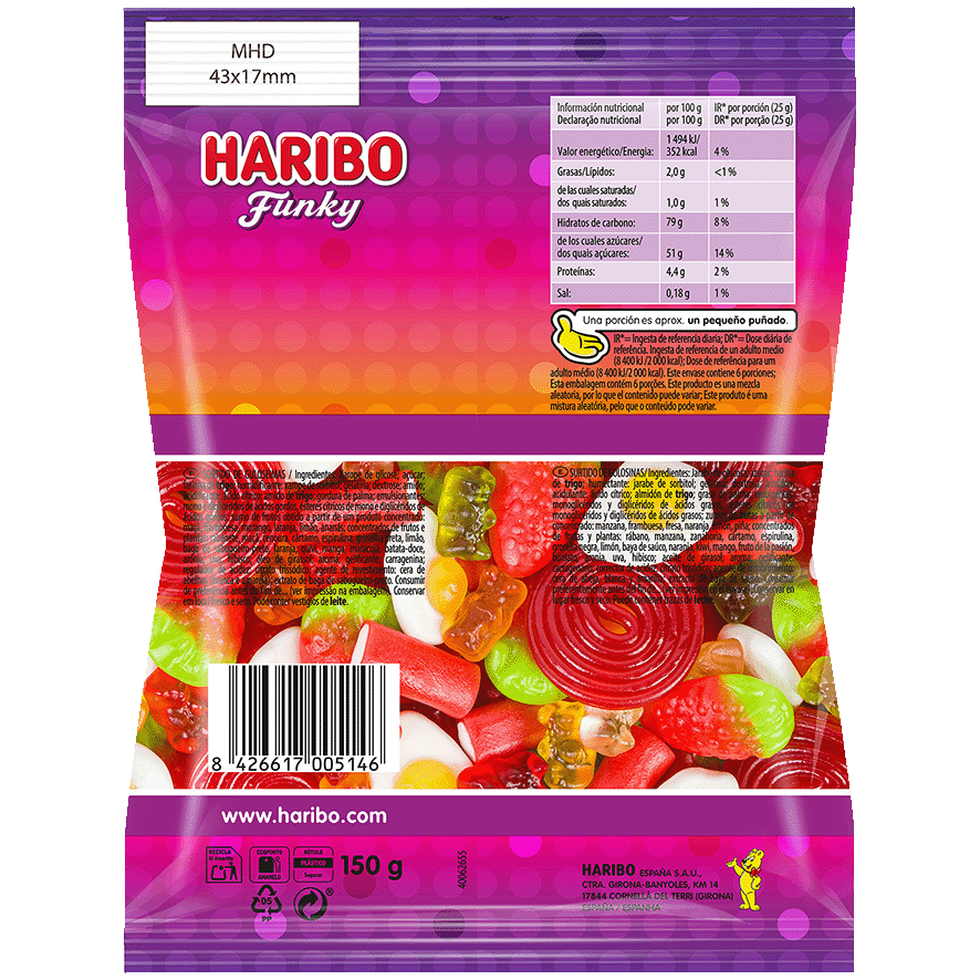 SURTIDO FUNKY 150 G.