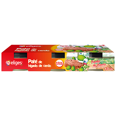 PAT&Eacute; DE HIGADO DE CERDO 78 G. X 3