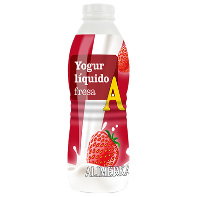 YOGUR L&Iacute;QUIDO CON FRESA 1 LITRO
