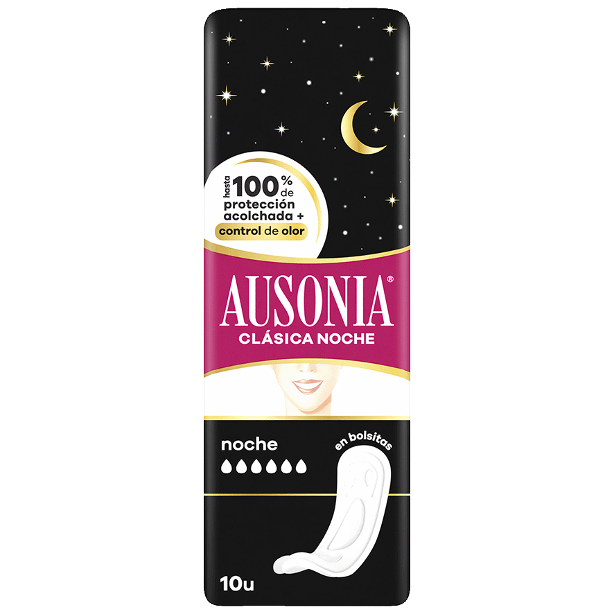 COMPRESA DE NOCHE, GRUESA 10 UDS.