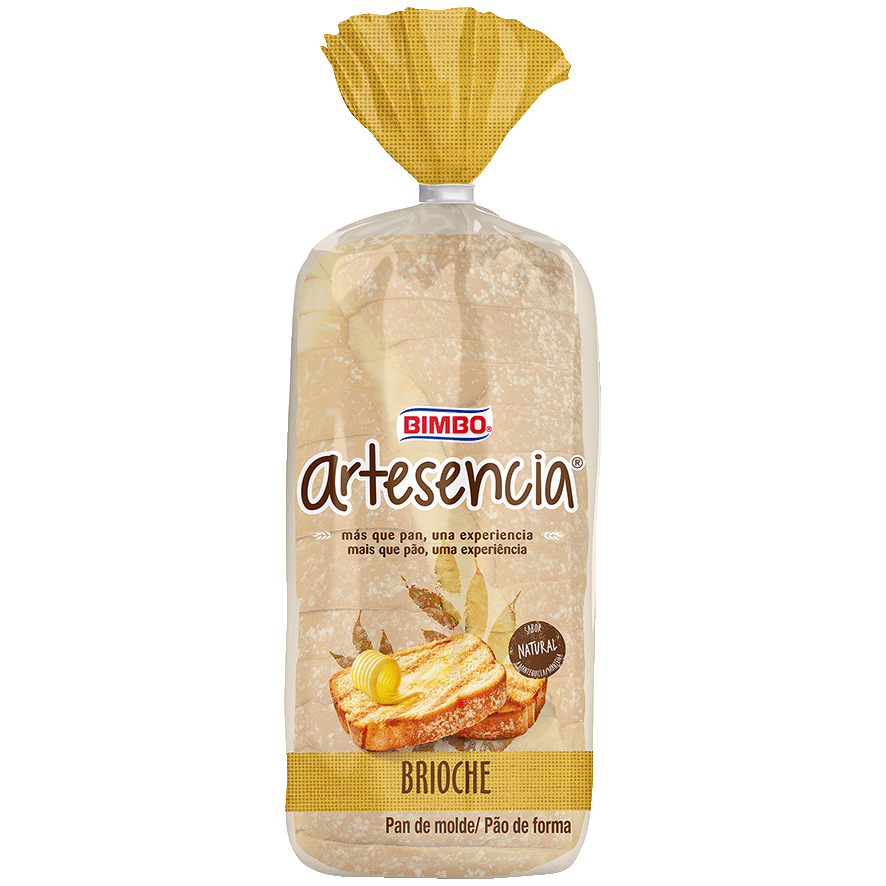 PAN DE MOLDE ARTESENCIA BRIOCHE 550 G.