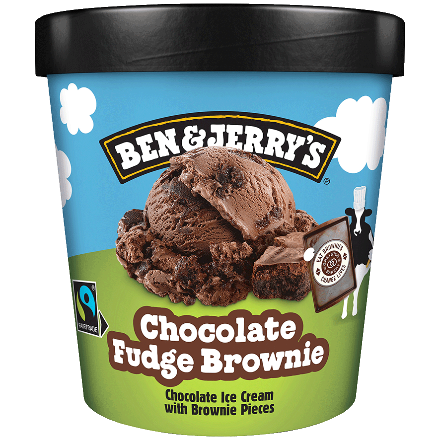 HELADO CHOCOLATE FUDGE BROWNIE 465 ML.
