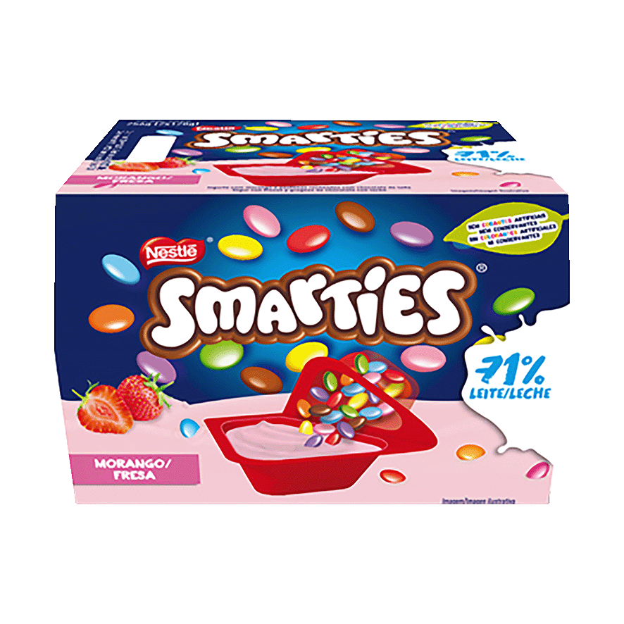 YOGUR SMARTIES 128 G. PACK 2