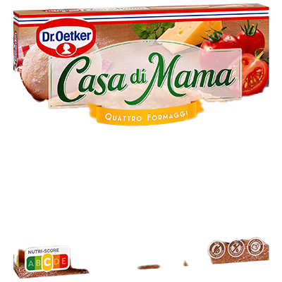 PIZZA CASA DI MAMA CUATRO QUESOS 395 G.