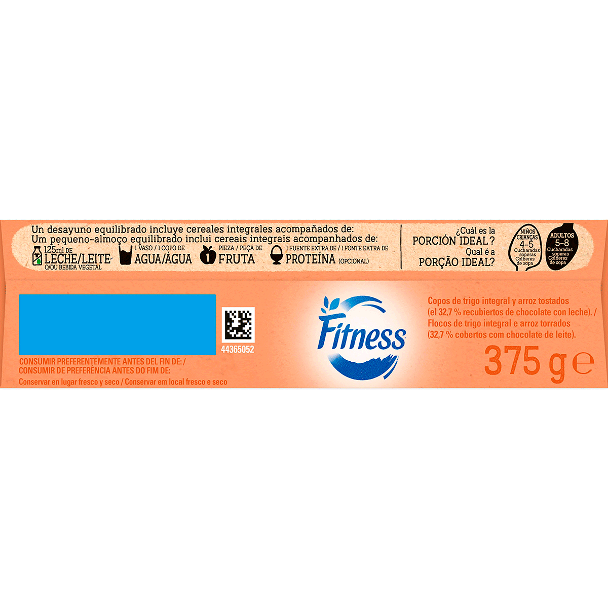 CEREALES CON CHOCOLATE 375 GRS.