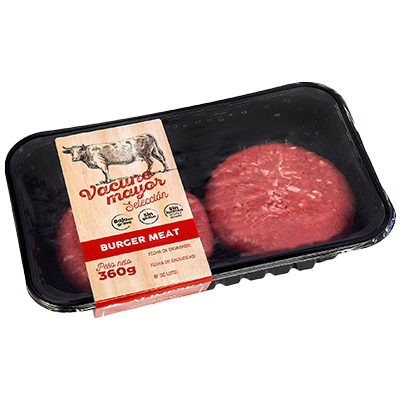 VACUNO MAYOR SELECCI&Oacute;N BURGER MEAT 360 G.