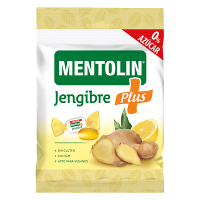 CARAMELOS JENGIBRE PLUS 90 G.