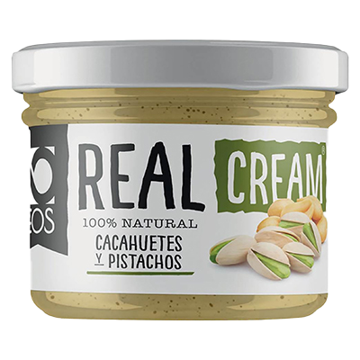 CREMA CACHUETES Y PISTACHOS 180 G.