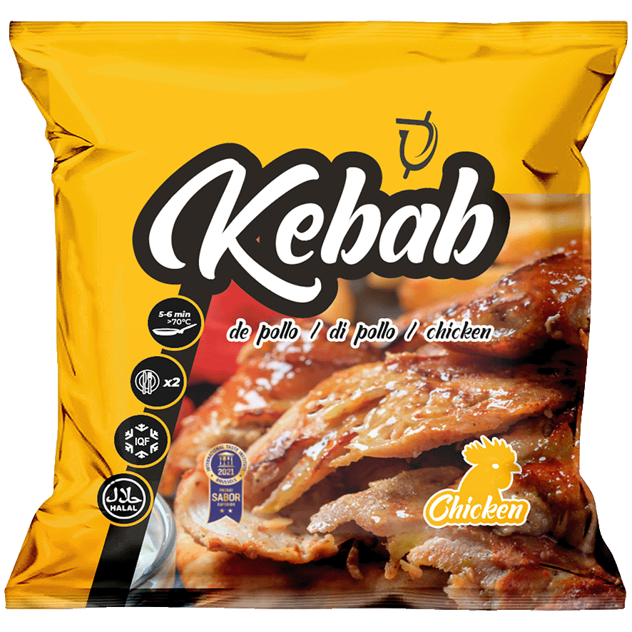 LONCHEADO KEBAB DE POLLO 250 G.