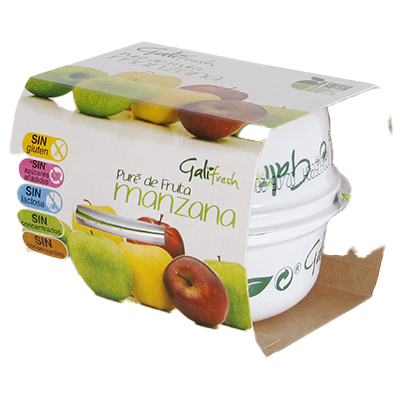 PUR&Eacute; DE MANZANA 150 G. PACK 2