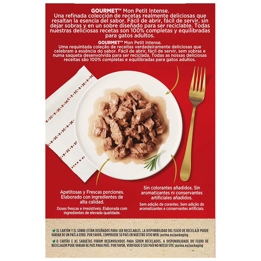 COMIDA PARA GATOS SELECCI&Oacute;N DE PESCADOS 50 GRS. PACK 6