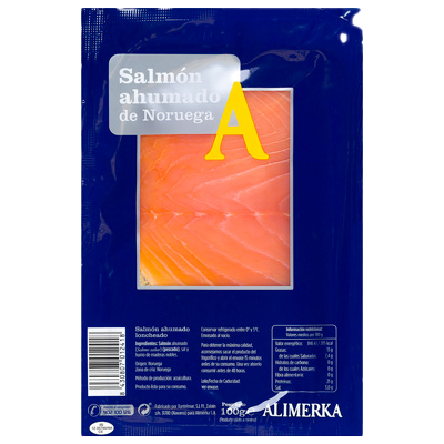 SALM&Oacute;N AHUMADO 100 G.