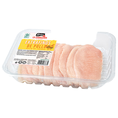 FILETES EXTRAFINOS DE POLLO 320 G.