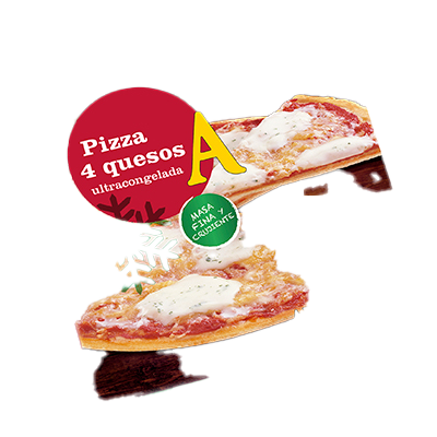 PIZZA 4 QUESOS 345 G.