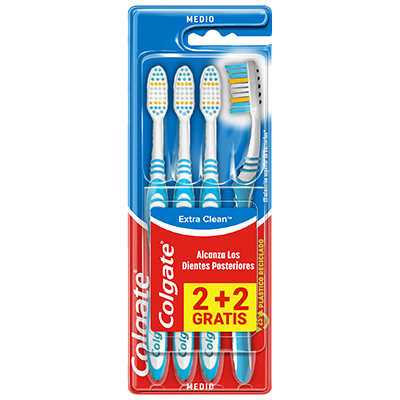 CEPILLO DE DIENTES EXTRA CLEAN 4 UDS.