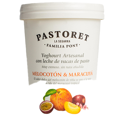 YOGUR CON MELOCOT&Oacute;N Y MARACUY&Aacute; 500 G.