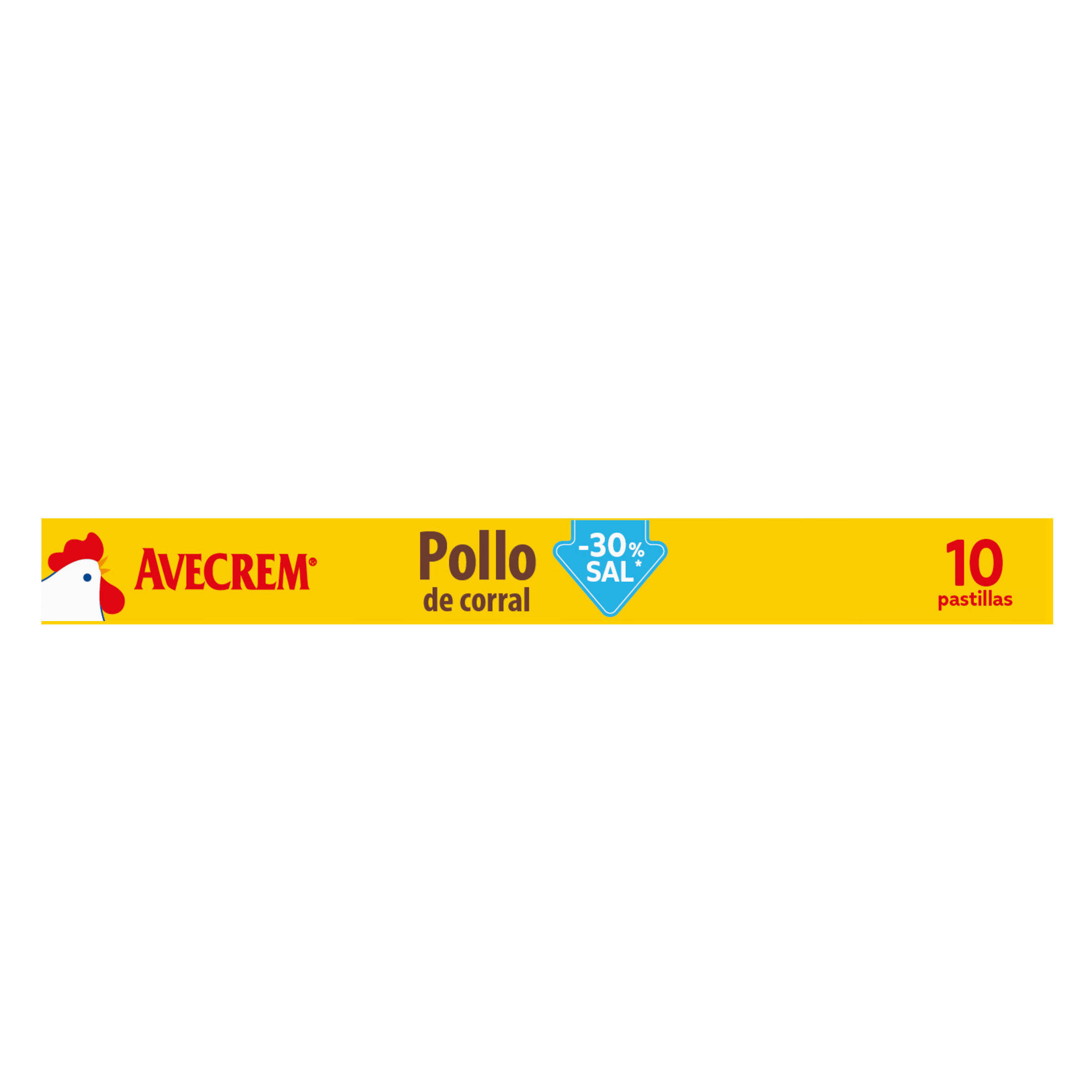 CALDO DE POLLO -30% SAL 10 PASTILLAS