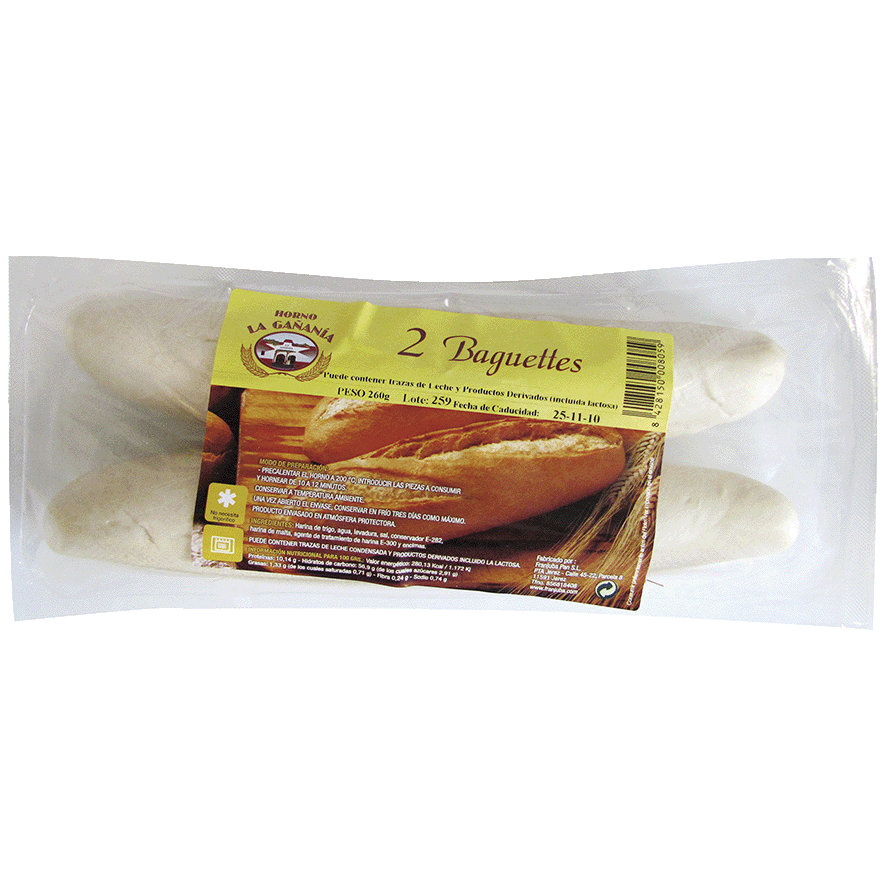 MED&Iacute;A BAGUETTE 2 UDS.