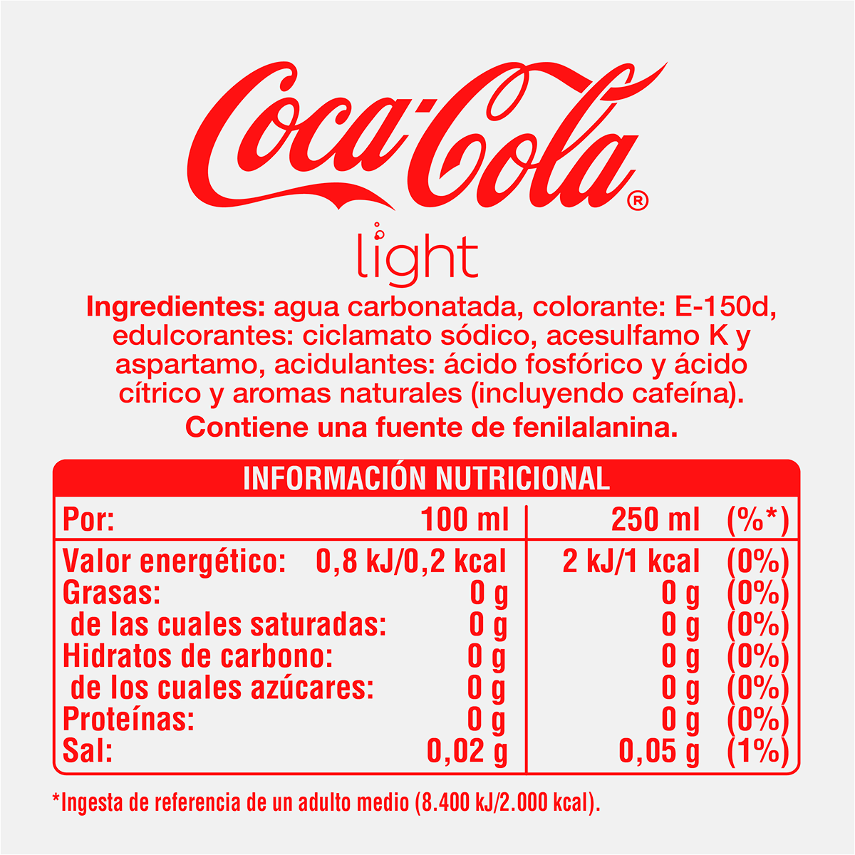 REFRESCO LIGHT 1,25 LITROS