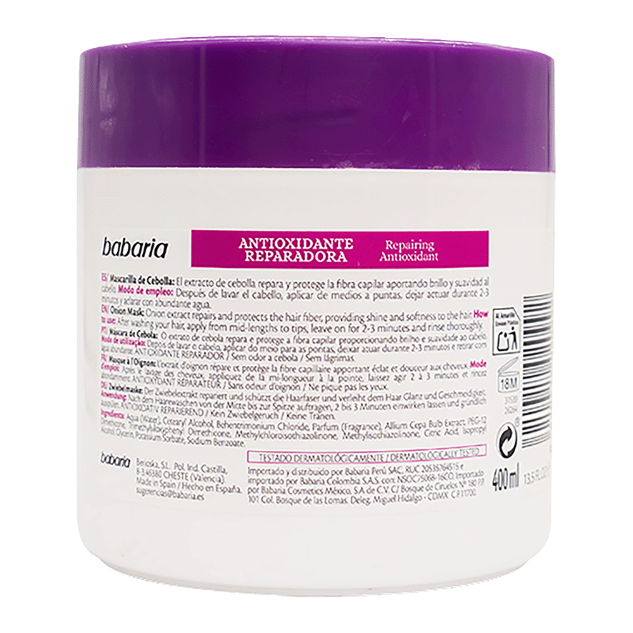 MASCARILLA DE CEBOLLA 400 ML.