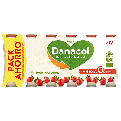 YOGUR L&Iacute;QUIDO DE FRESA 100 G. PACK 12