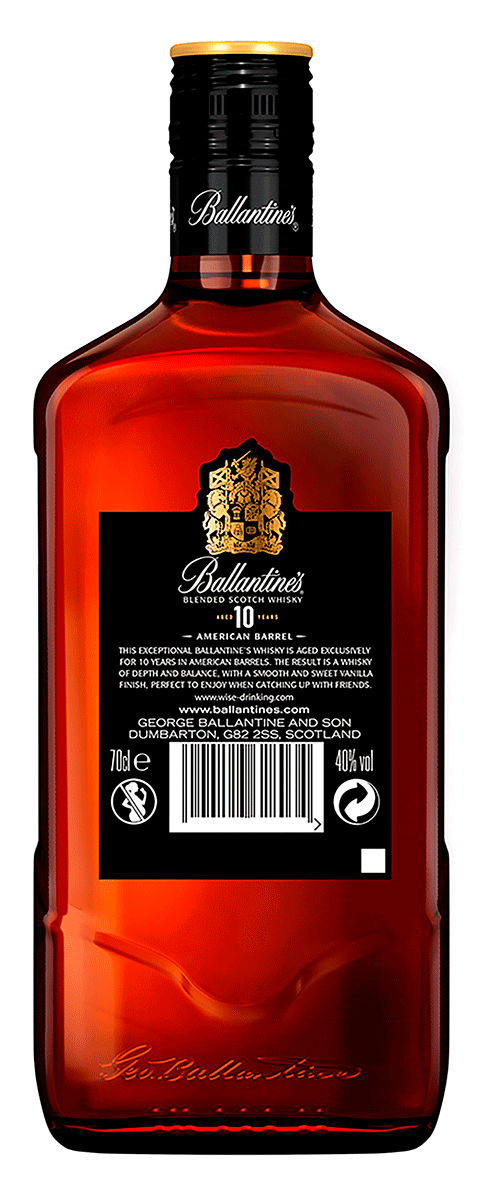 WHISKY 10 A&Ntilde;OS 70 CL.