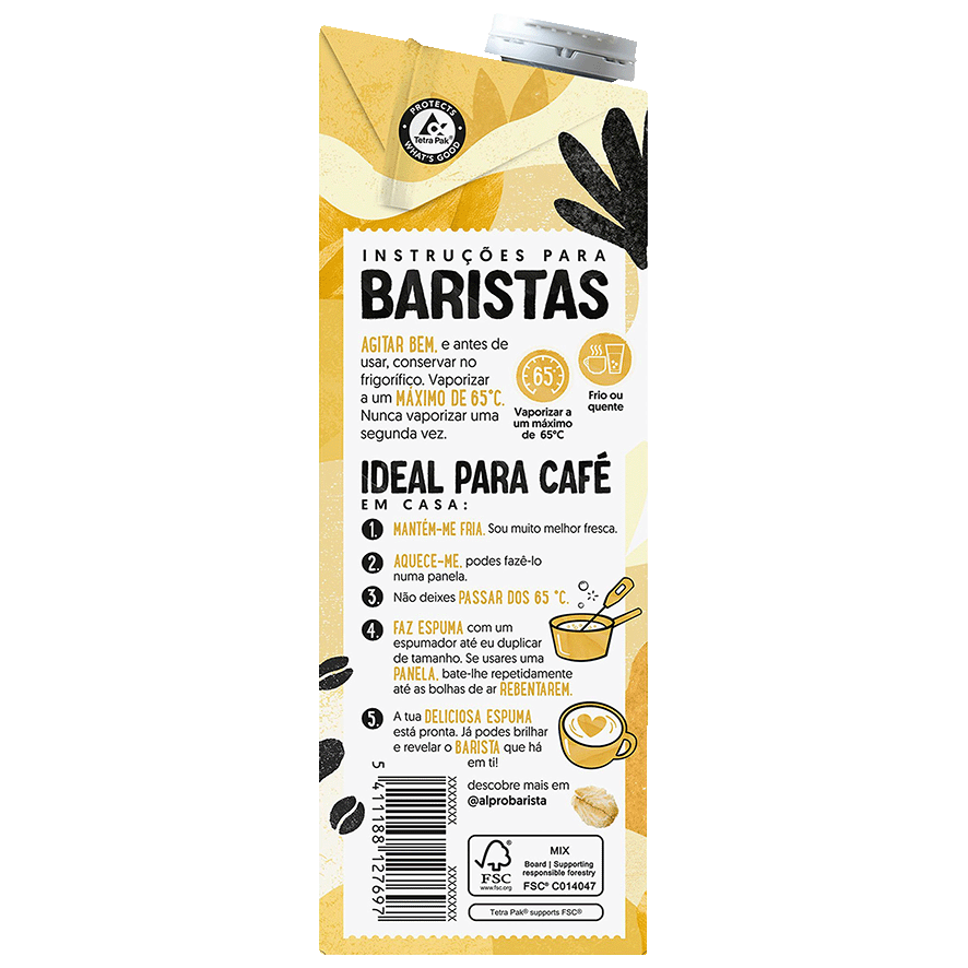 BEBIDA DE AVENA BARISTA 1 LITRO