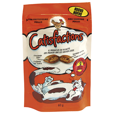 SNACK DE POLLO PARA GATOS 60 GRS