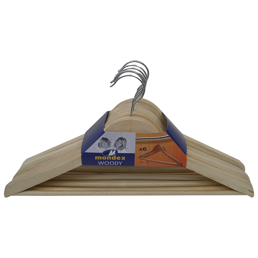 PERCHAS TRIANGULARES DE MADERA 6 UDS.