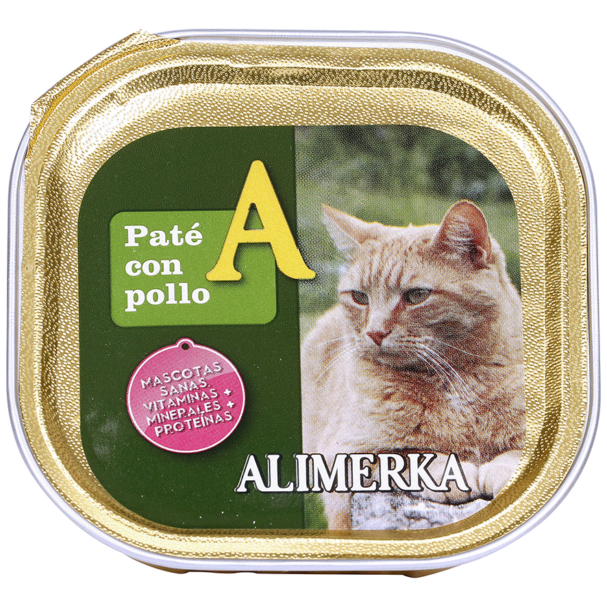 PAT&Eacute; COM POLLO 100 G.