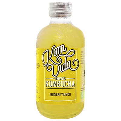 KOMBUCHA JENJIBRE Y LIM&Oacute;N 25 CL.