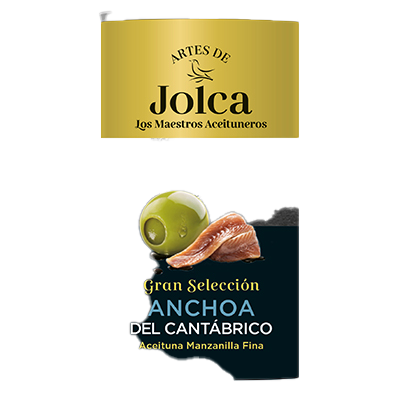 ACEITUNAS RELLENAS DE ANCHOA DEL CANTABR 150 G.