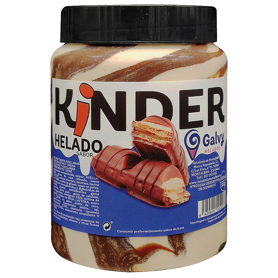HELADO KINDER 1 LITRO