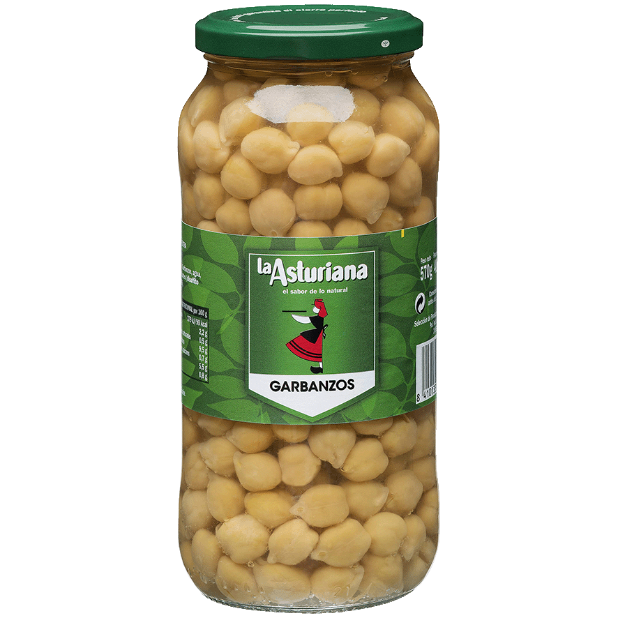 GARBANZOS COCIDOS 570 G.