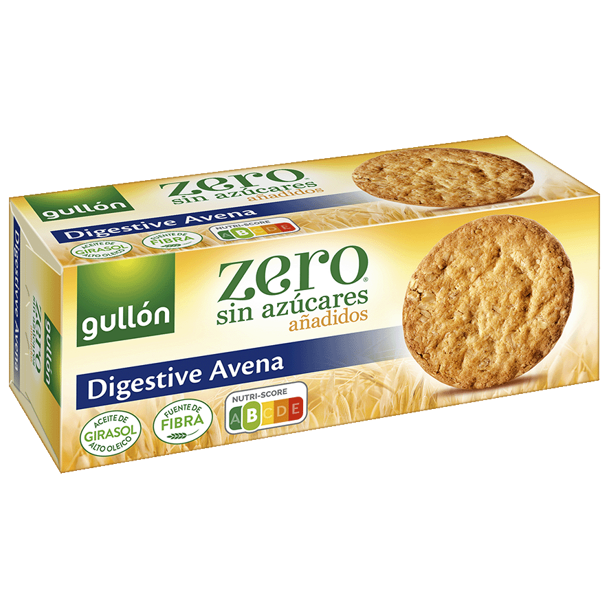 GALLETAS DIGESTIVE AVENA ZERO 410 G.