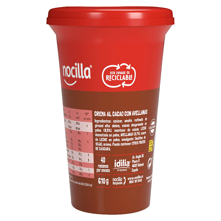 CREMA DE CACAO ORIGINAL 610 G.