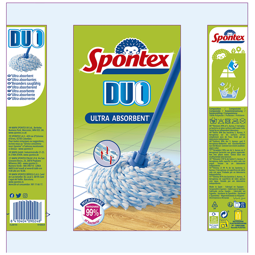 FREGONA DE MICROFIBRA 1 UNIDAD