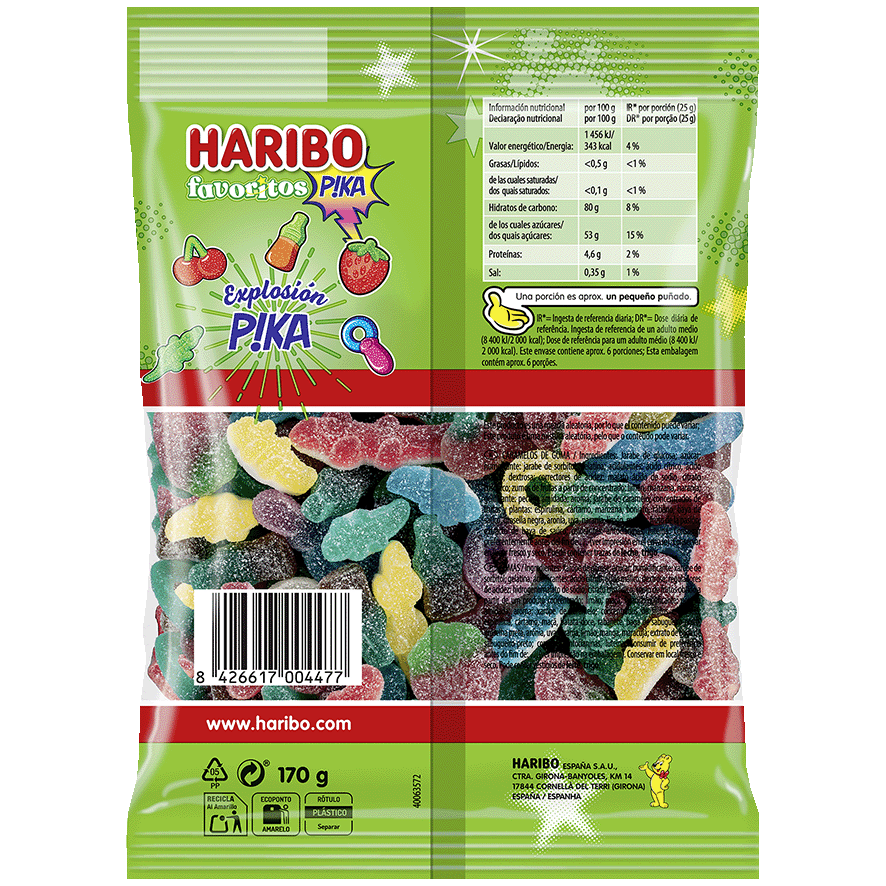 FAVORITOS PICA 170 G.