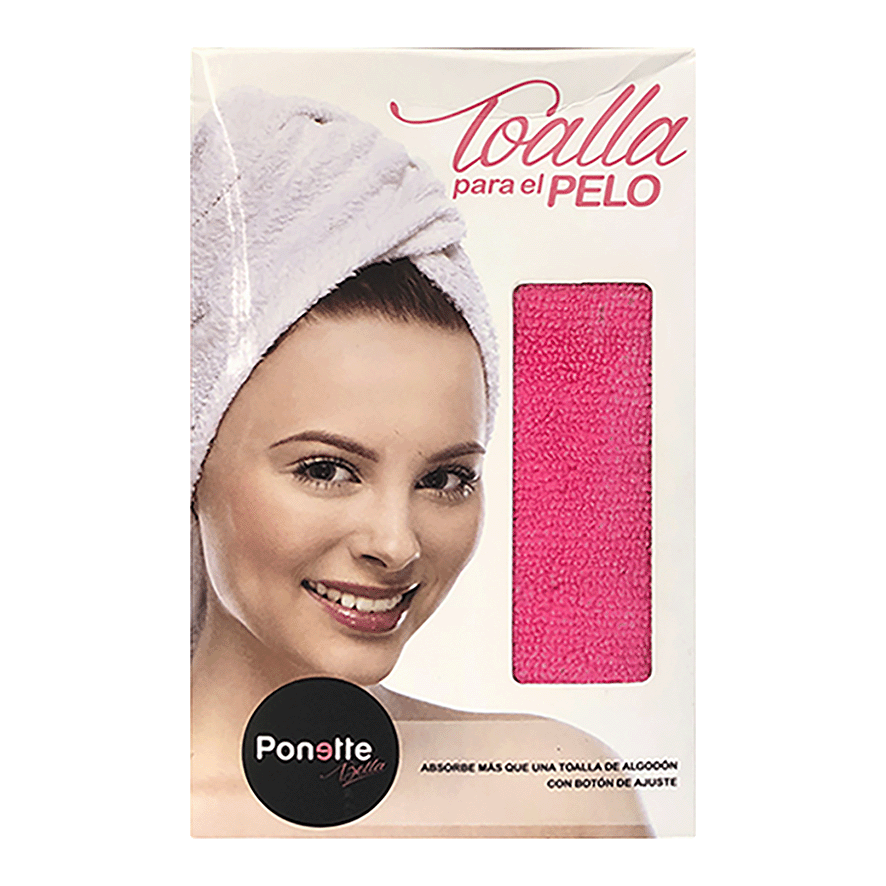 TOALLA PARA EL PELO 1 UD.