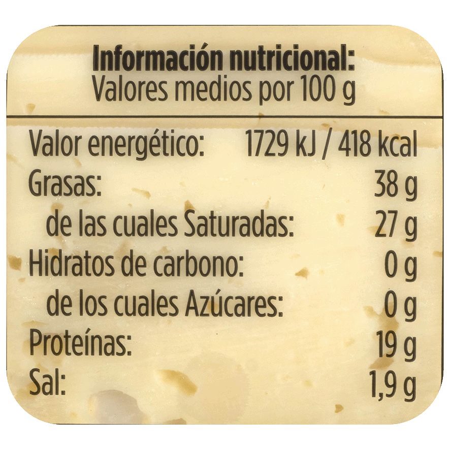 LONCHEADO DE QUESO CREMOSO 300 G.