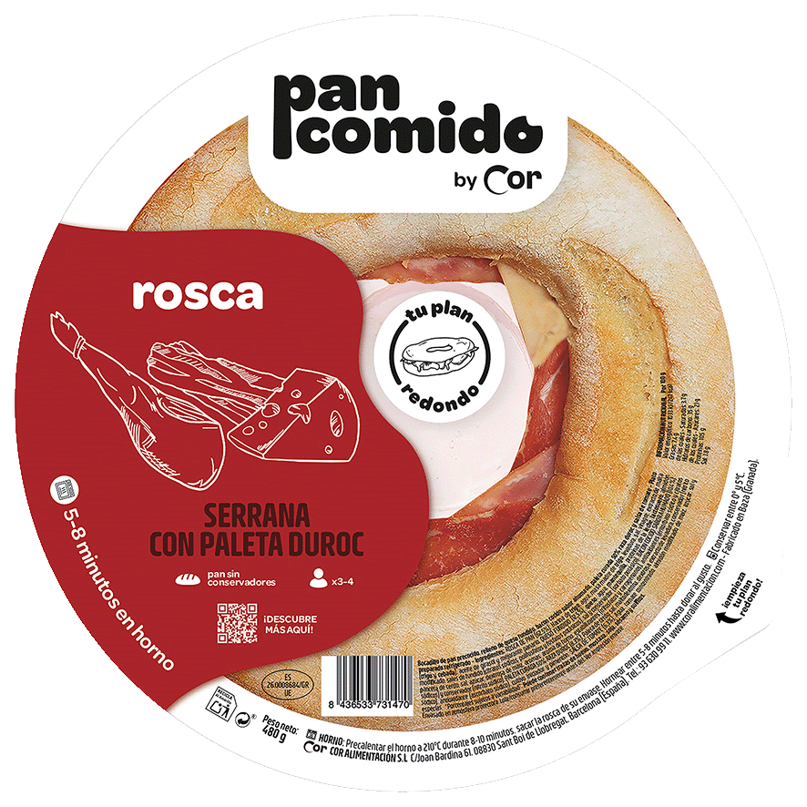 LA ROSCA R&Uacute;STICA SERRANA 480 G.