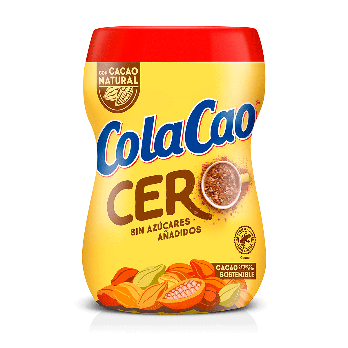 CACAO SOLUBLE 0% AZUCARES A&Ntilde;ADIDOS 325 G.