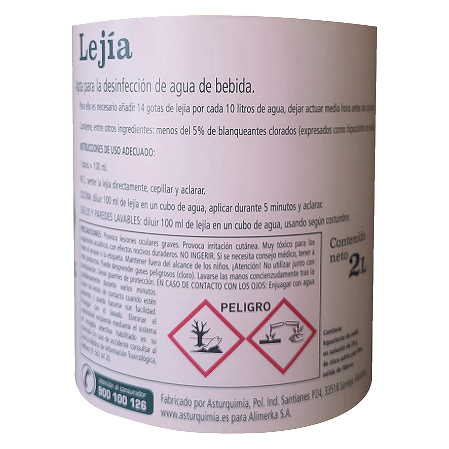 LEJ&Iacute;A TRADICIONAL 2 LITROS